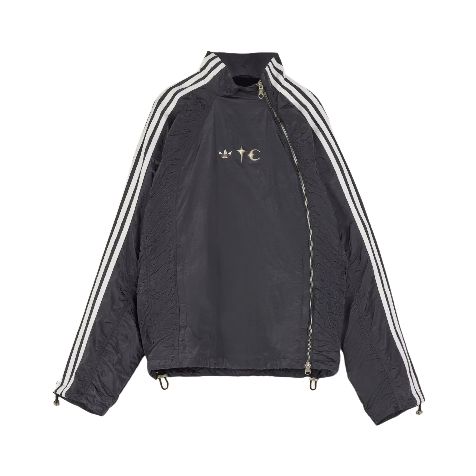 

Куртка Thug Club Tracktop FW25 Woven мужская Adidas Originals, черный/серебристый металлик