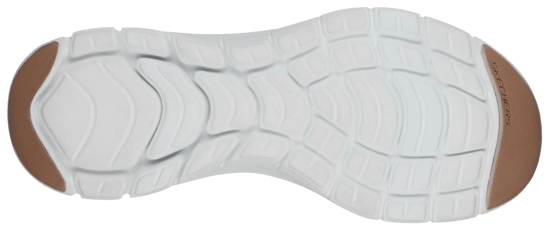 Кроссовки Skechers "FLEX APPEAL 4.0 BRILLINAT VIEW", с пеной с эффектом памяти с воздушным охлаждением, повседневная обувь, полуботинки, туфли на шнуровке, цвет Weiß-Roségoldfarben — фото 2