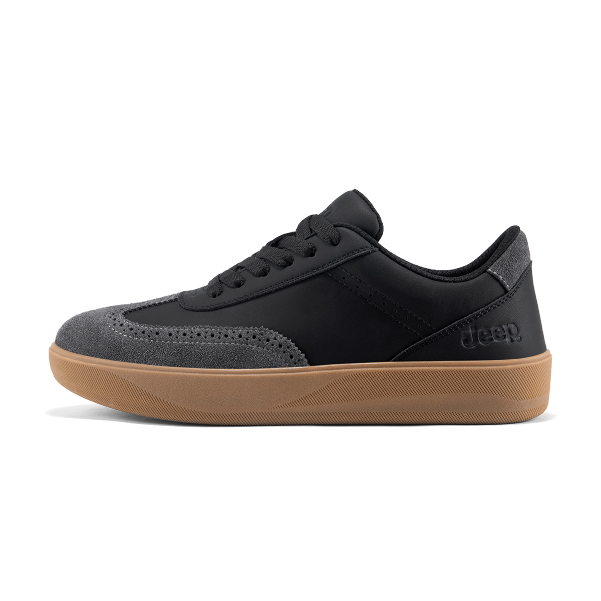 

Jeep Мужские низкие кеды для спорта и повседневной носки Fashion Sports Collection черные, цвет Black