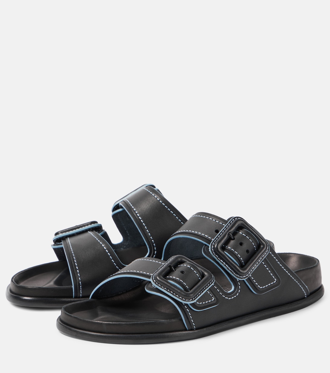Сандалии из кожи Аризона Birkenstock 1774, черный — фото 4