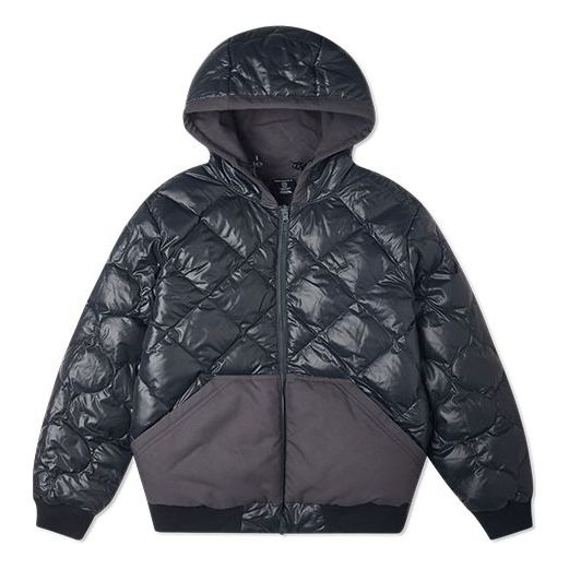 

Куртка down reversible utility puffer jacket 'black' Converse, черный