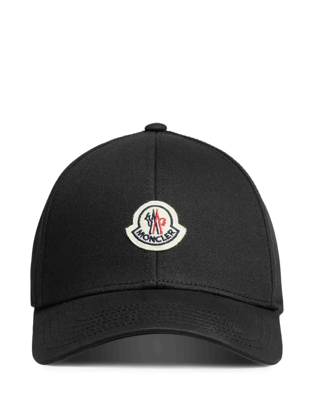 

Бейсболка с нашивкой-логотипом MONCLER, черный