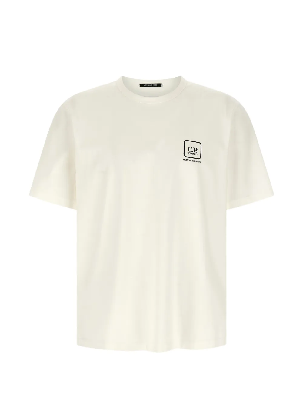 

Футболка с круглым вырезом и принтом-логотипом серии Metropolis C.P. Company, бежевый