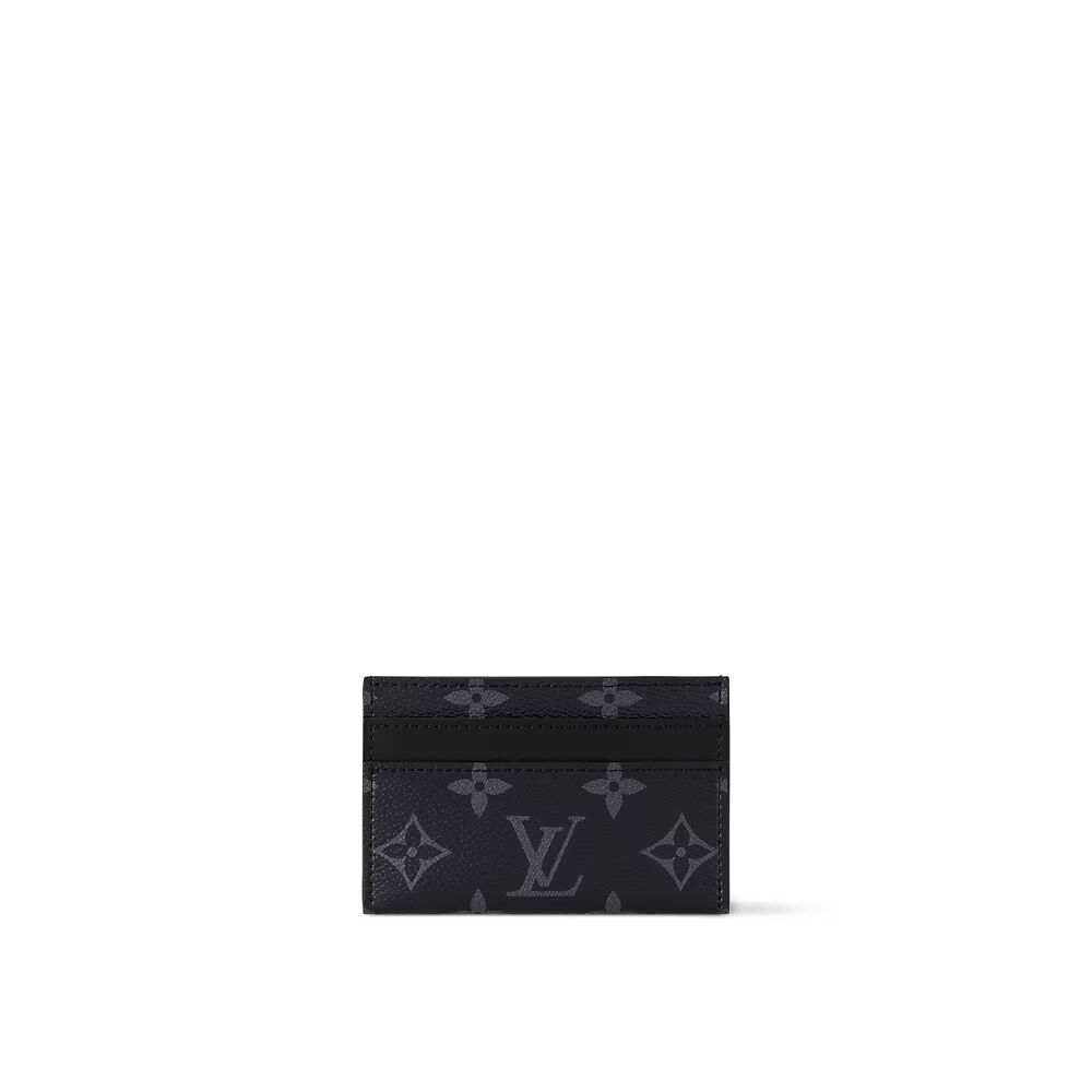 

Двойной держатель для карт Louis Vuitton, серый