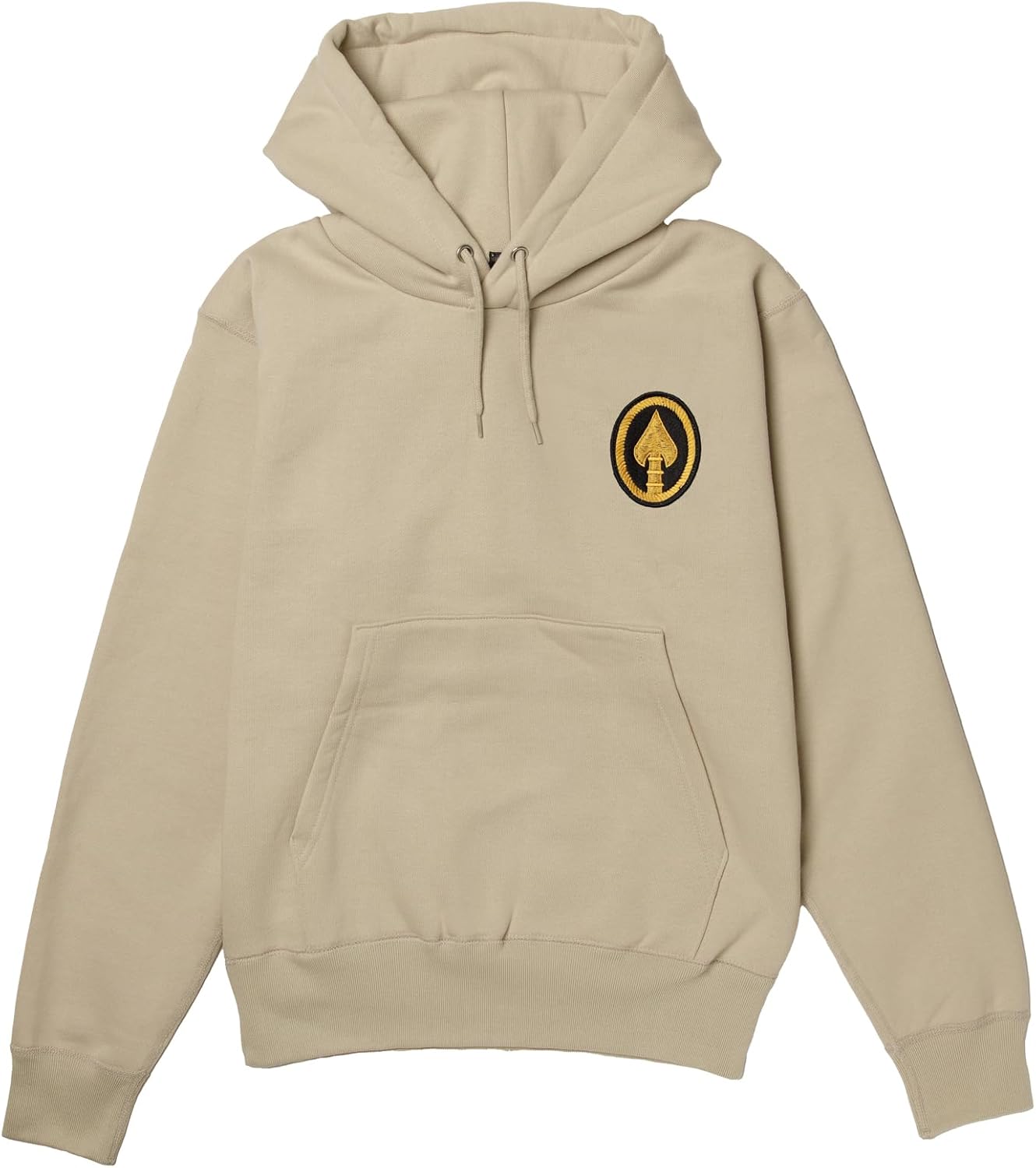 

Толстовка с капюшоном в стиле F, нашивка с гербом армии США, флисовая подкладка, пуловер, цвет: серый (stone) F-Style