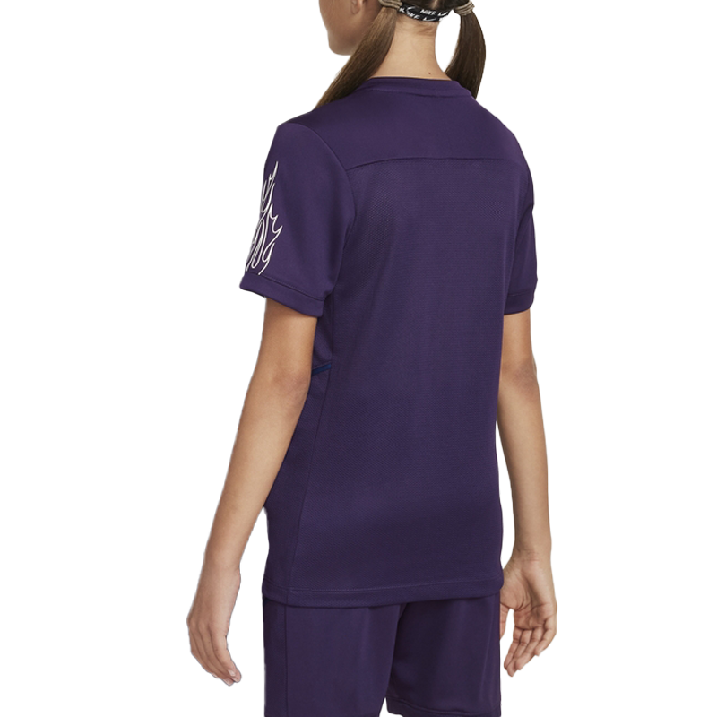 Nike Футболка Kylian MbappDri Fit Exquisite Purple/Space Blue/Metal Gold — фото 3