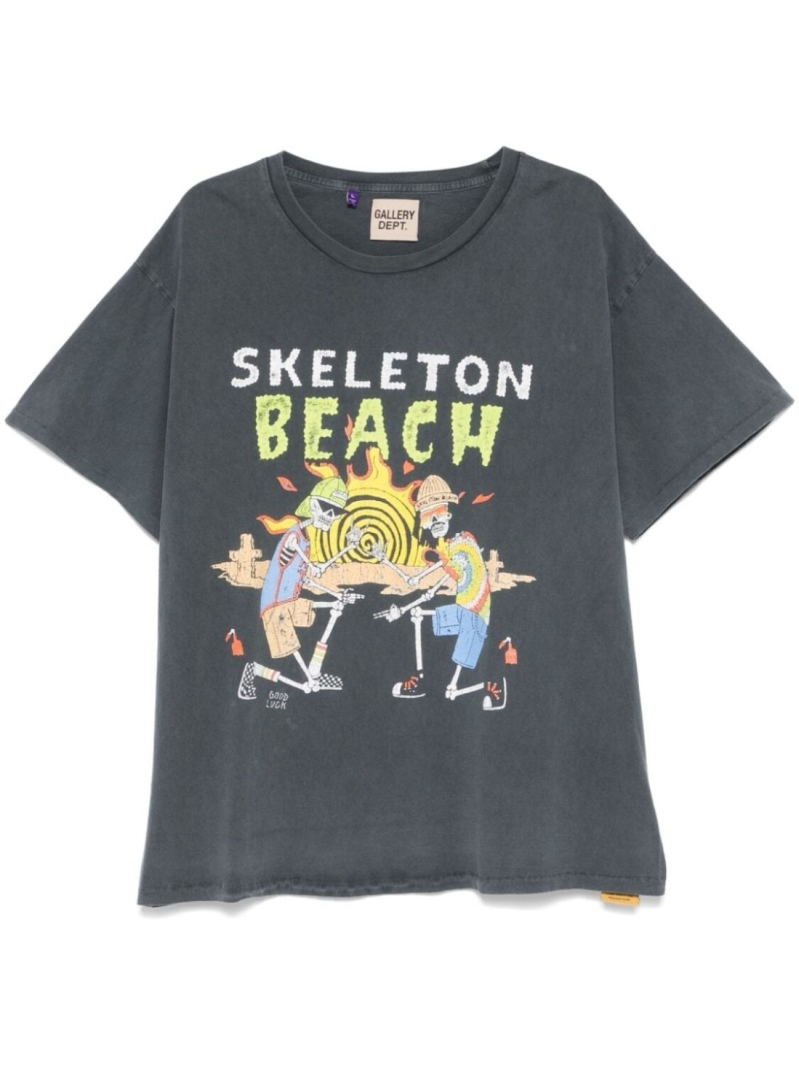 

Футболка Skeleton Beach GALLERY DEPT., серый