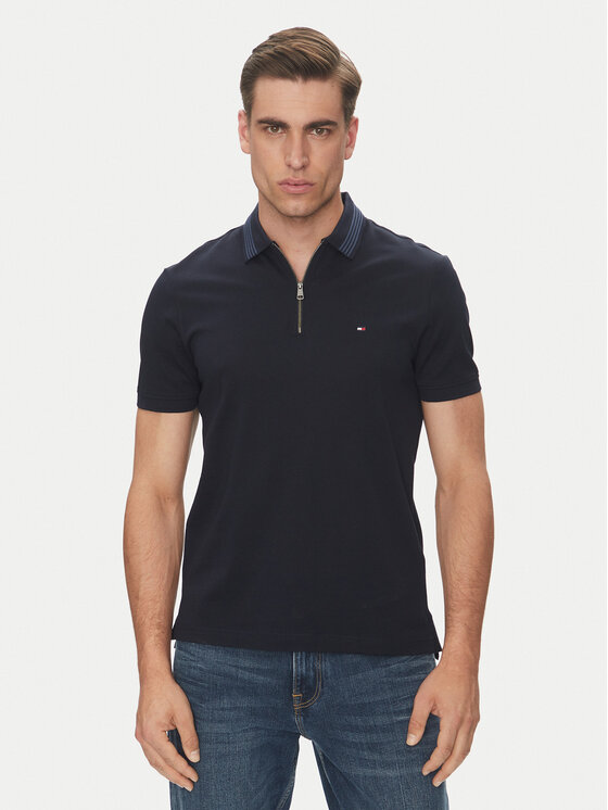 

Рубашка поло стандартный крой MW0MW38473 Tommy Hilfiger, синий