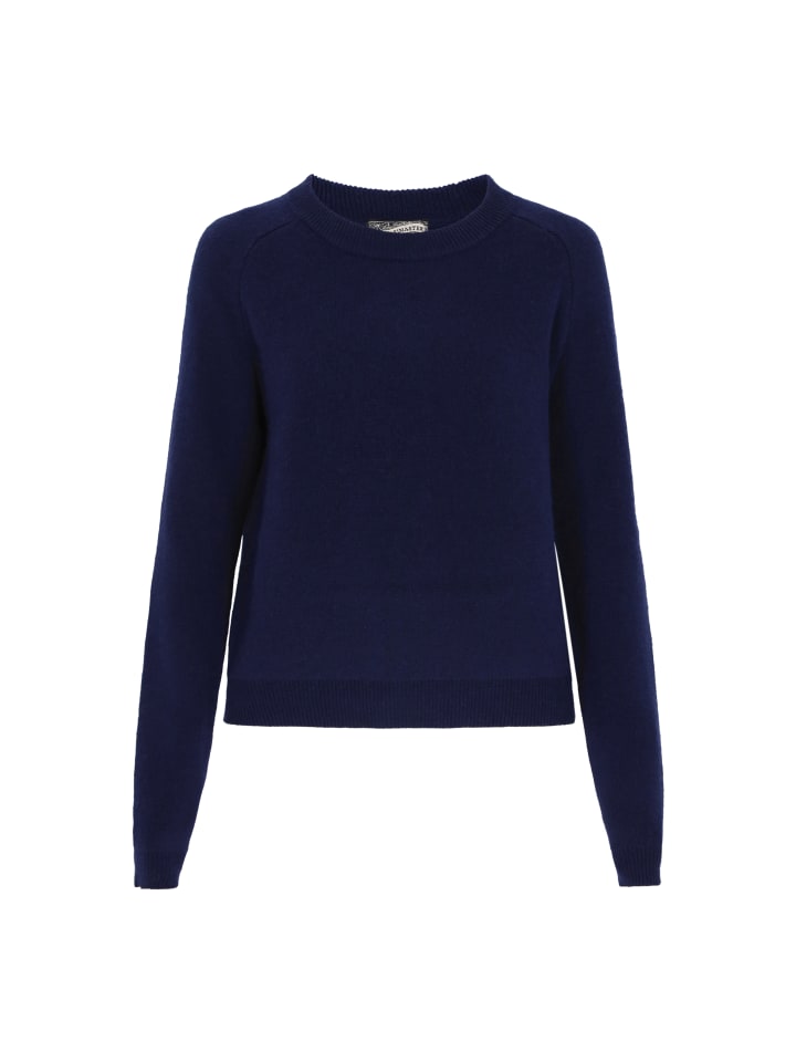 

Женский свитер темно-синего цвета DreiMaster Vintage