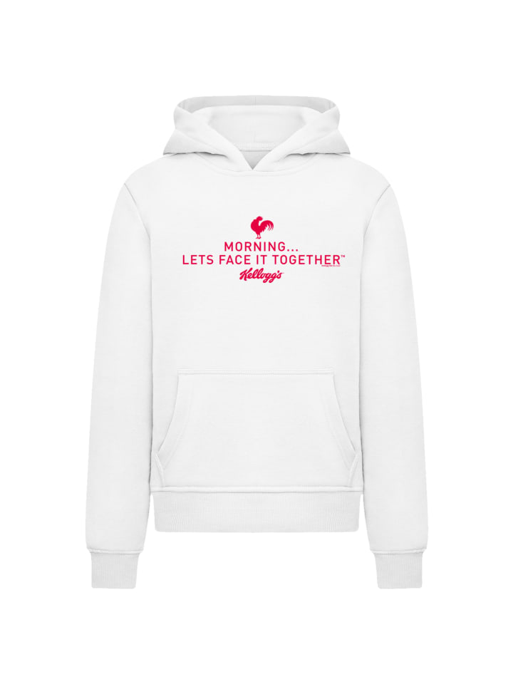 

Худи Kellogg's Breakfast Cereals Morning Lets Face It в белом цвете F4NT4STIC