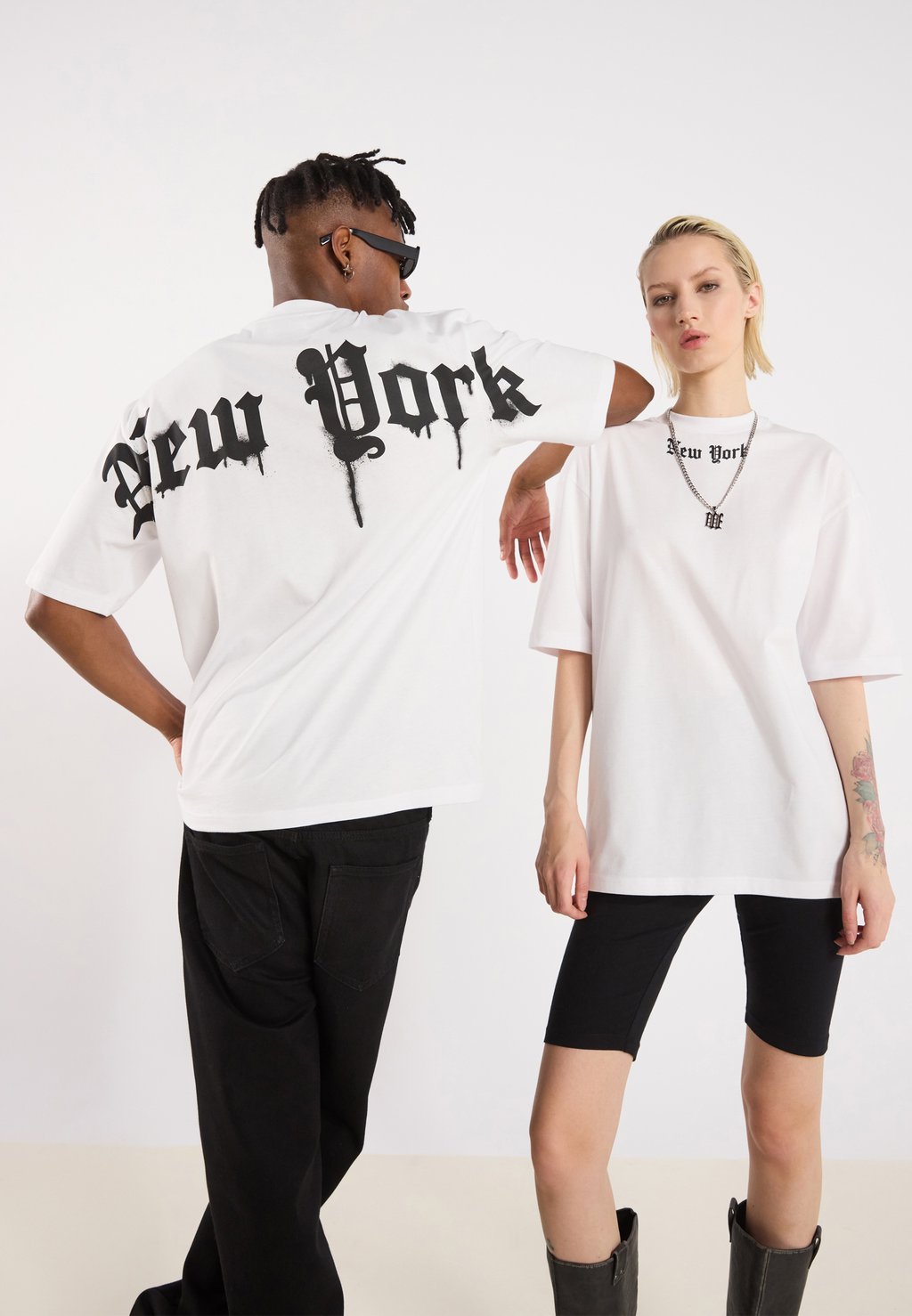 

Футболка с принтом UNISEX YOURTURN, белый