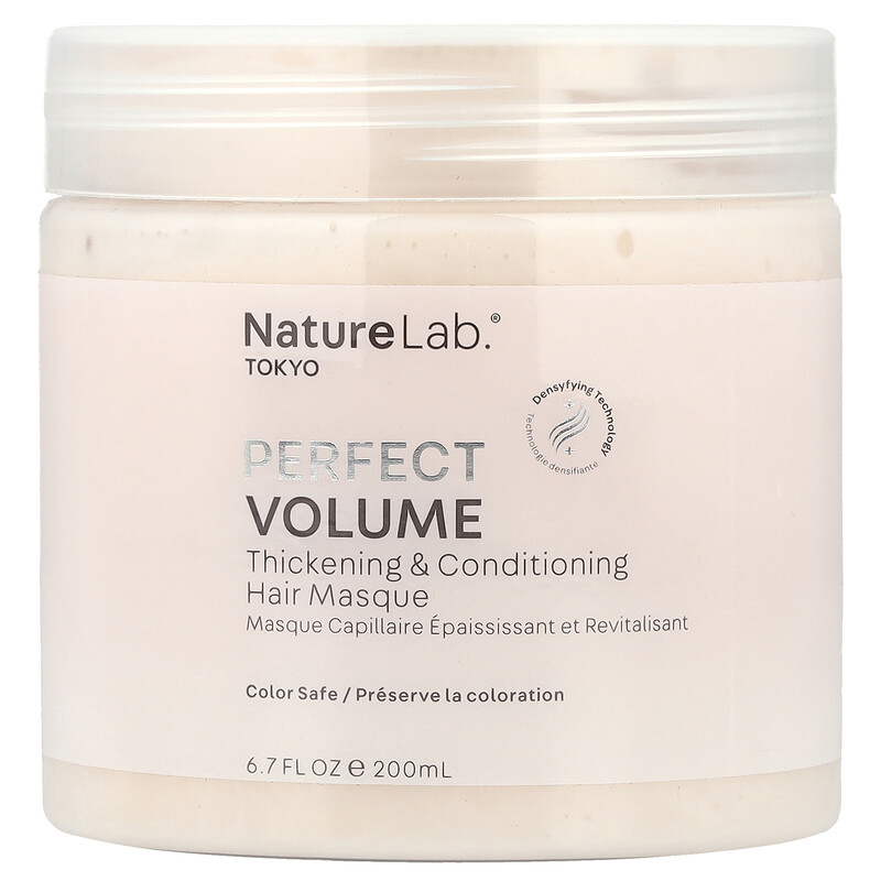 

NatureLab Tokyo, Perfect Volume, утолщающая и кондиционирующая маска для волос, 200 мл (6,7 жидк. Унции)