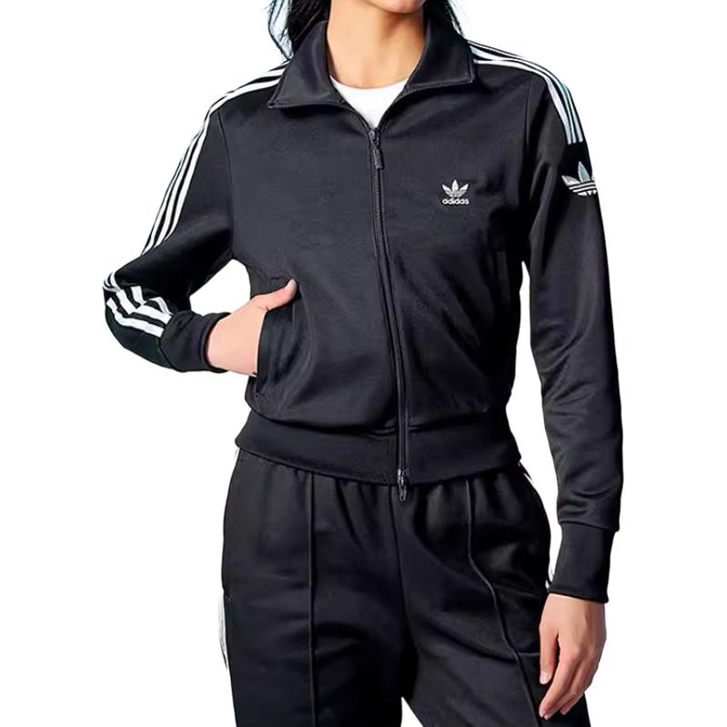 Adidas Originals Спортивная куртка женская черная, Black — фото 3