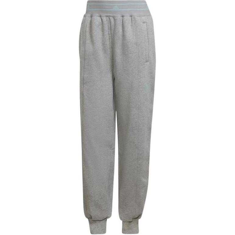 

Вязаные спортивные штаны женские серые Adidas