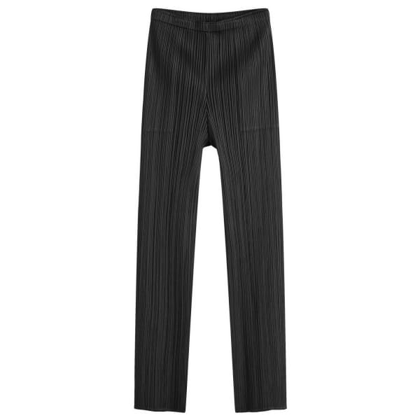 

Брюки со складками Pleats Please Issey Miyake, черный