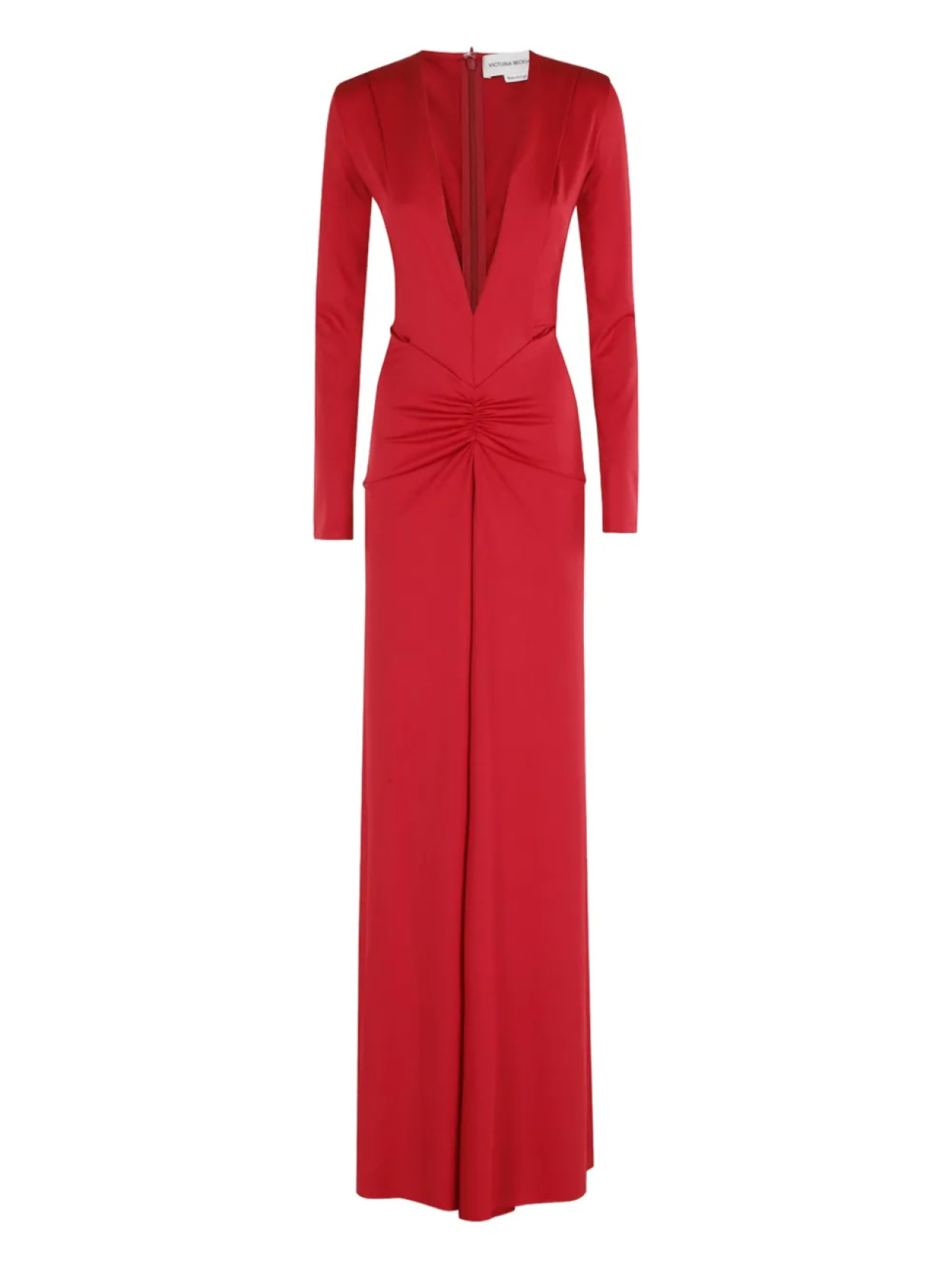 

Платье Victoria Victoria Beckham с v-образным вырезом, красный