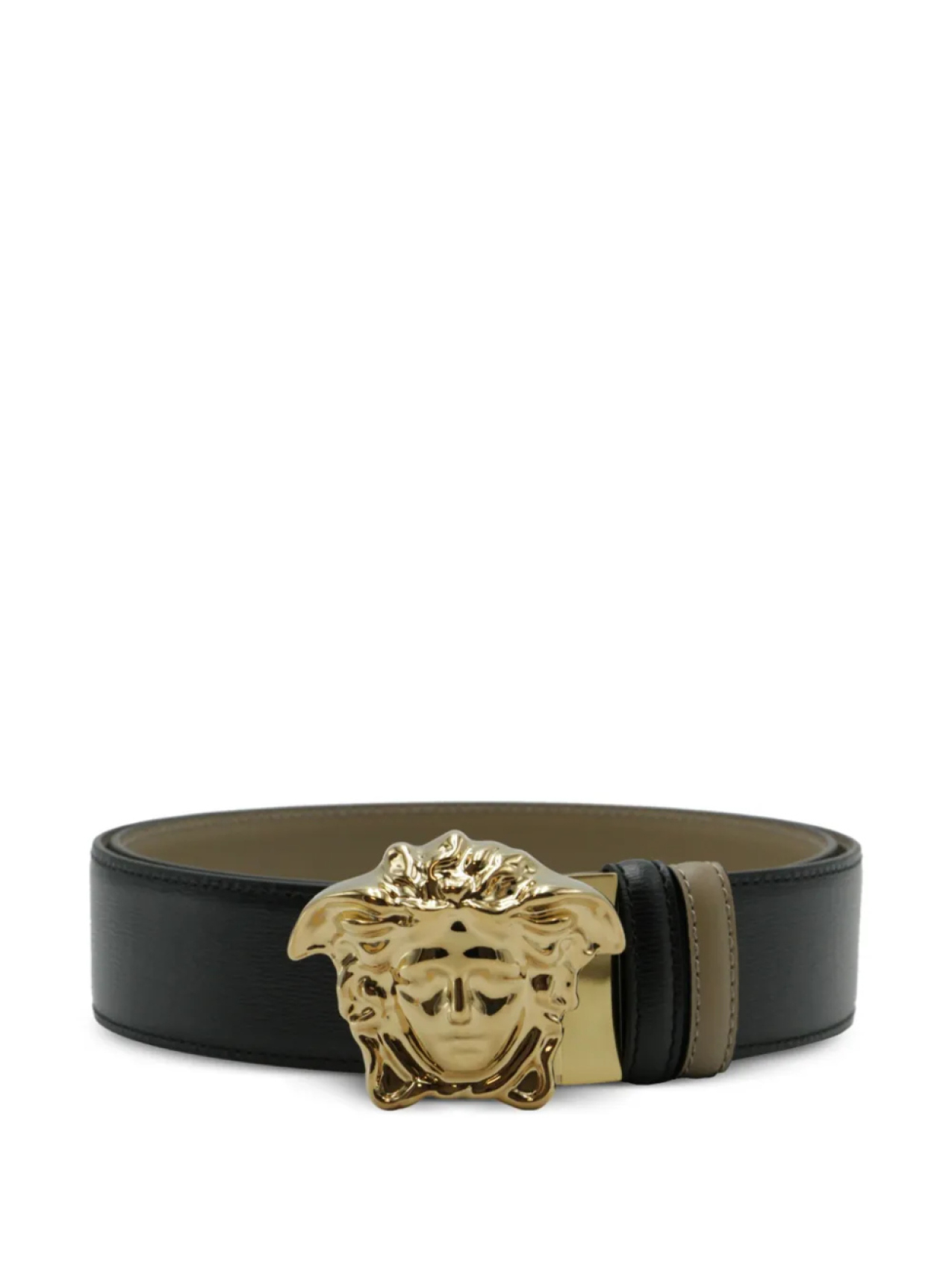 

Кожаный ремень Versace, черный