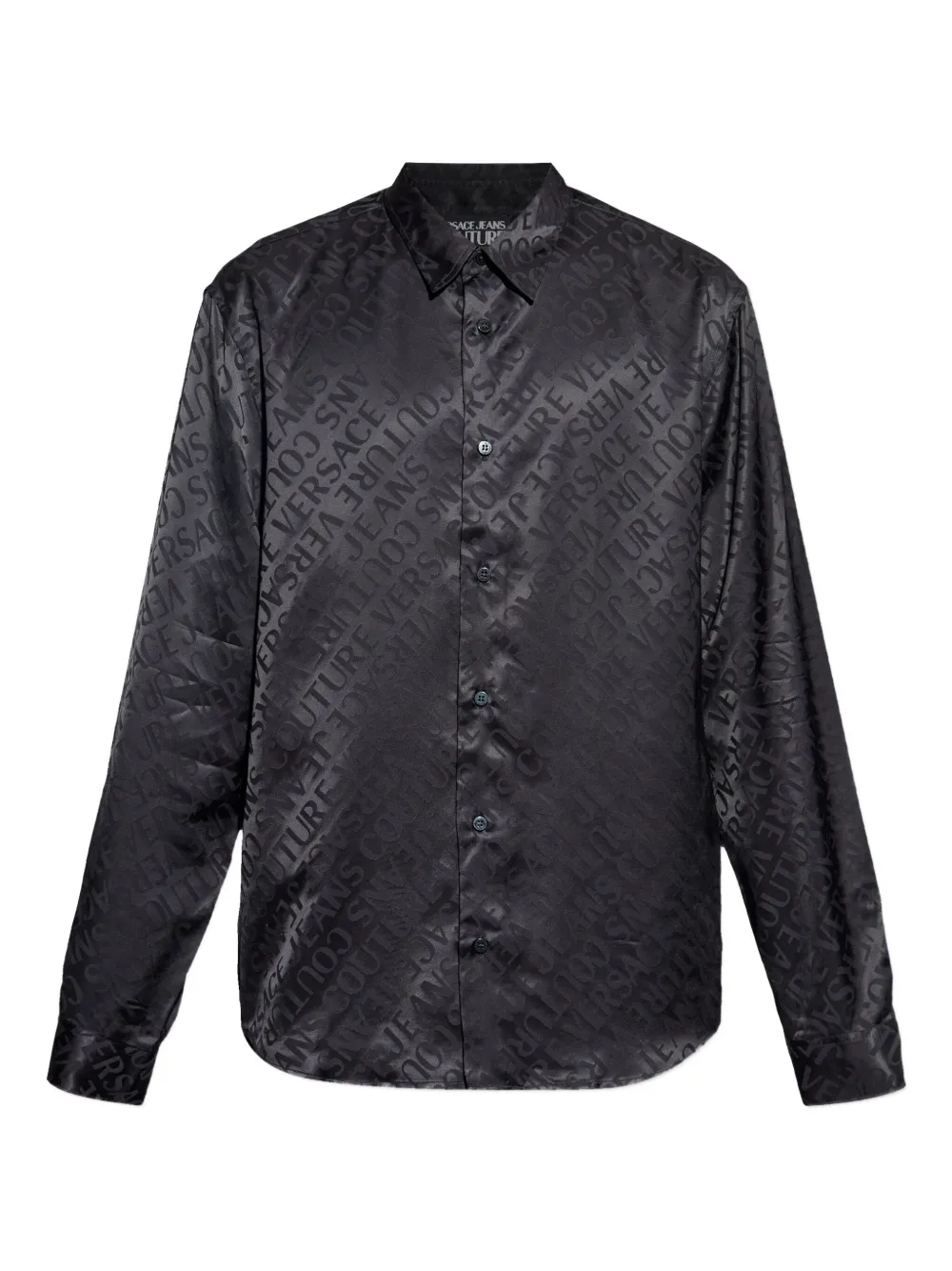 

Рубашка с логотипом Versace Jeans Couture, черный