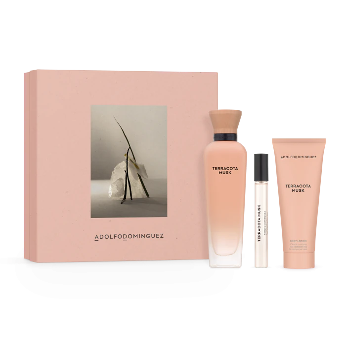 

Женская туалетная вода Agua Fresca Terracota Musk EDP Estuche Adolfo Dominguez, EDP 120ML + EDP 10ML + Body Lotion 75ML