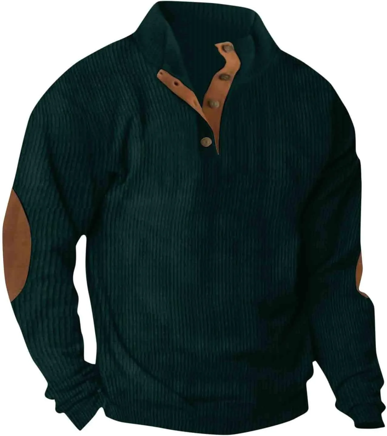 

Толстовка Corduroy для мужчин, Casual, с длинными рукавами и воротником стойкой oiangi