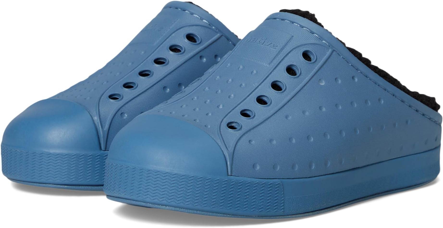 

Кроссовки Native Shoes Kids Jefferson Cozy, цвет Oasis Blue/Oasis Blue/Jiffy Black