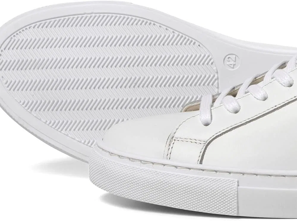 Мужские кожаные кроссовки Jack & Jones Jfwcorey Noos, White — фото 4