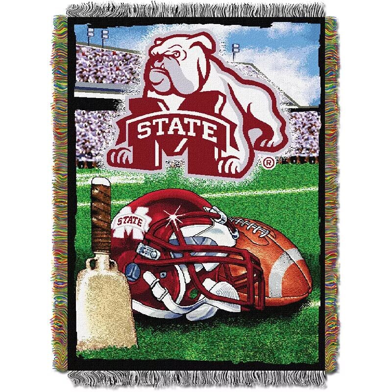 

Тканый плед Northwest Mississippi State Bulldogs 48 x 60 дюймов