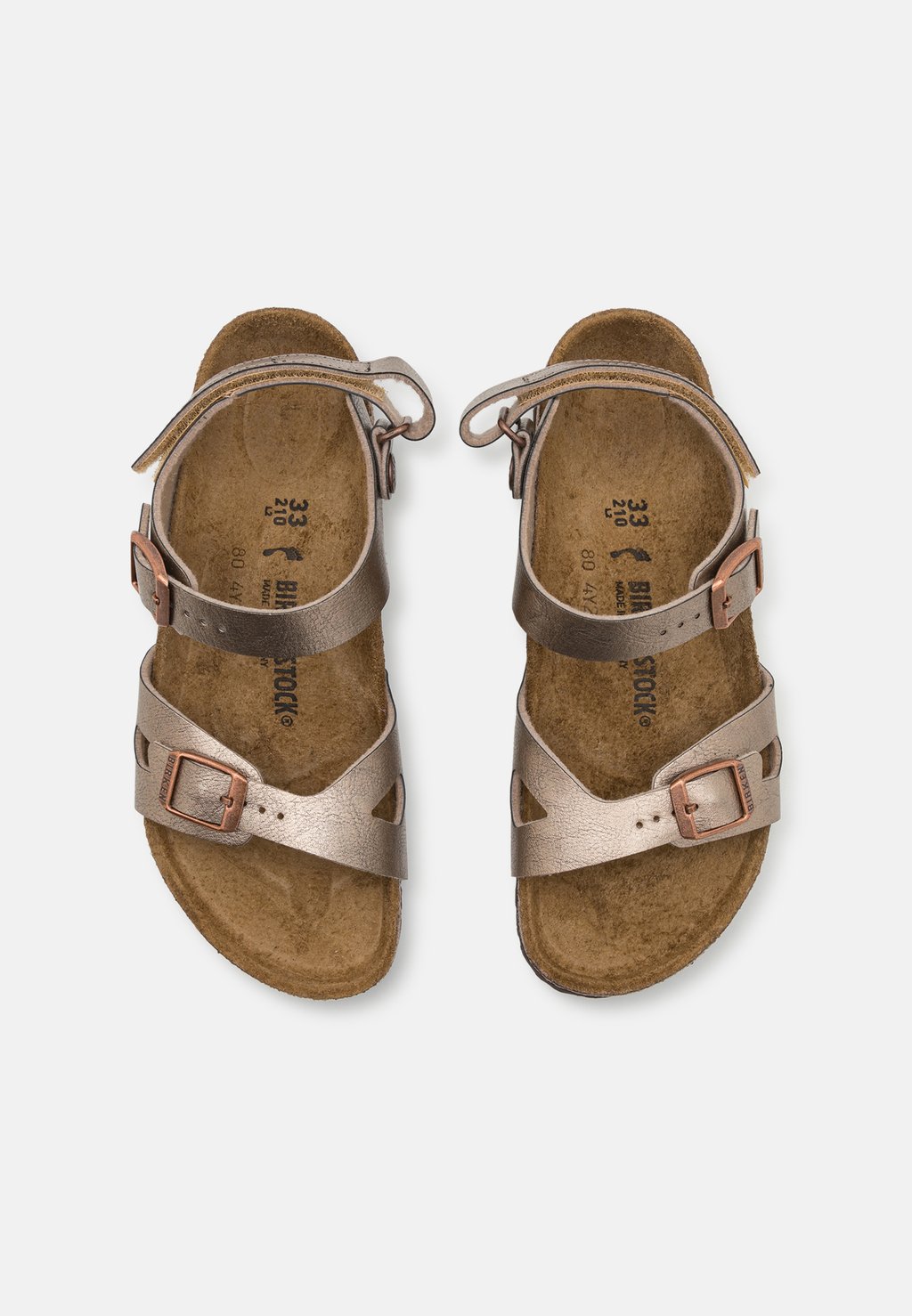 Сандалии RIO AS KIDS GRACEFUL Birkenstock, серо-коричневый — фото 4
