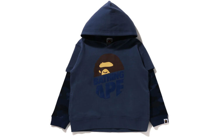 

Детская толстовка A Bathing Ape, темно-синий