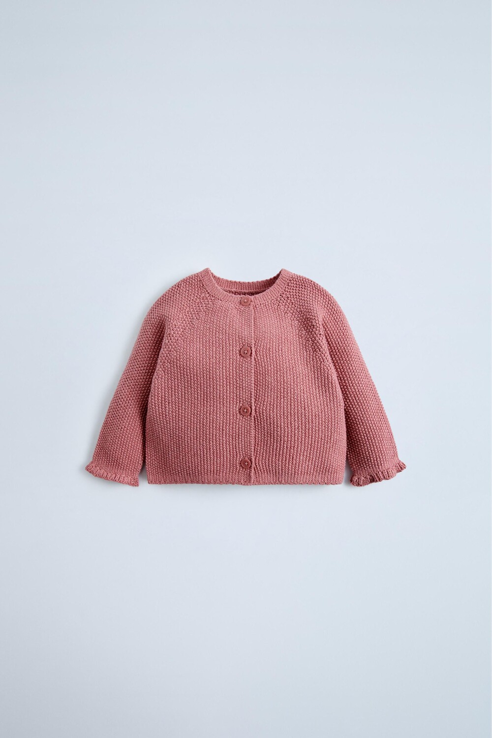 

Вязаный кардиган ZARA, розовый