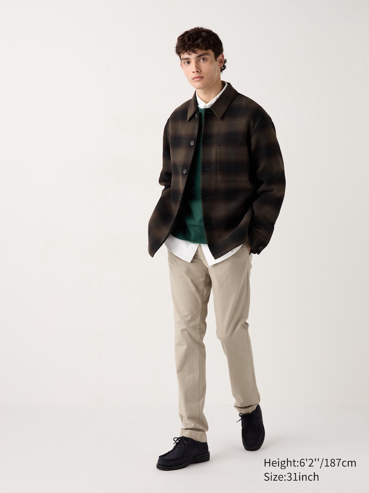 

Узкие брюки-чиносы Uniqlo, цвет 32 бежевый