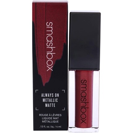

Матовая жидкая губная помада Always On Metallic Matte Hot Damn, Smashbox