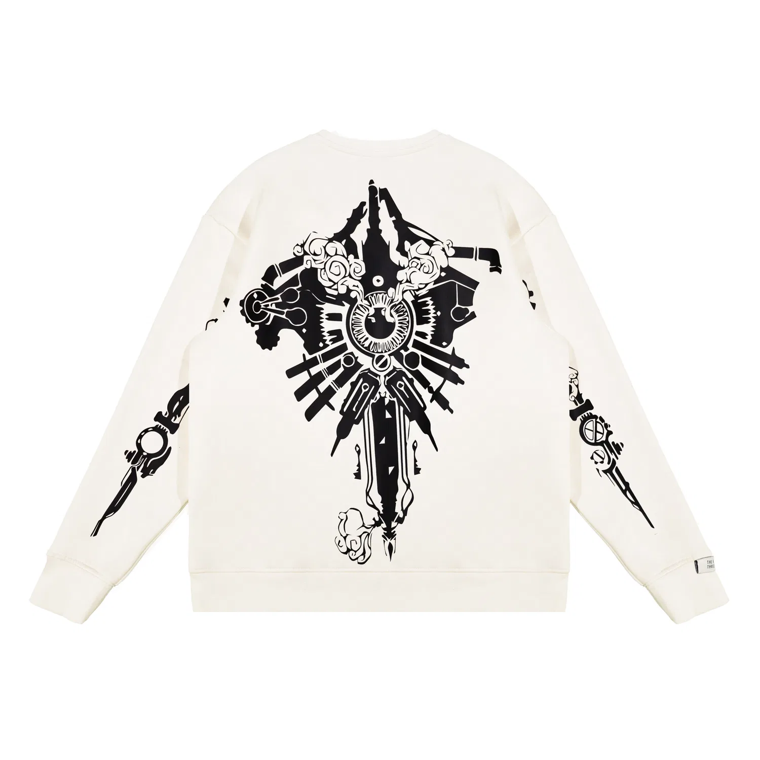 Свитшот унисекс белый crew neck moderate regular Adidas, White