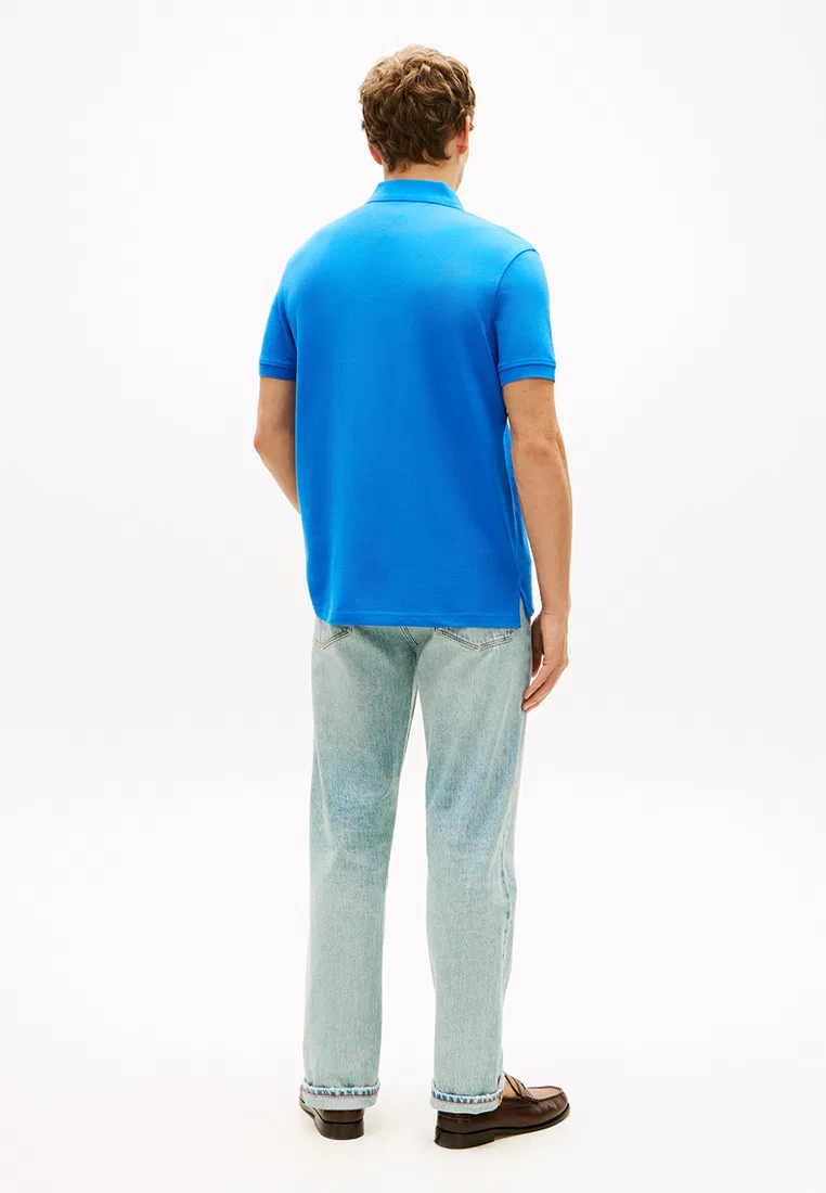 Поло мужское, Regular Fit, модель 1985, Asia Fit Tommy Hilfiger, голубой — фото 2