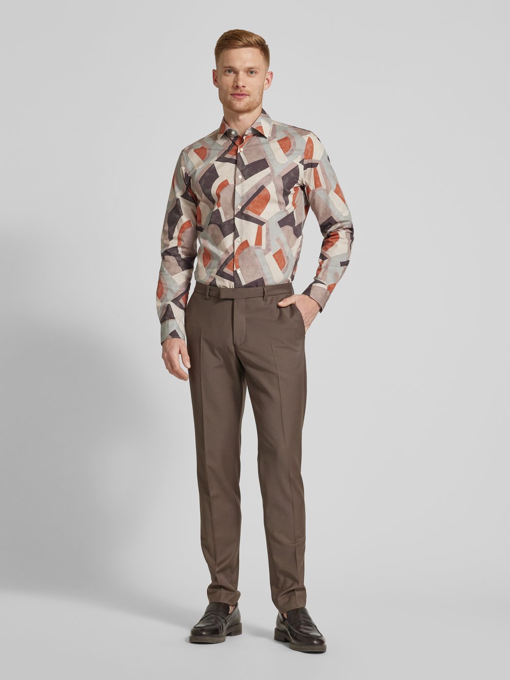 

Рубашка делового покроя прямого кроя из хлопка JOOP! Collection