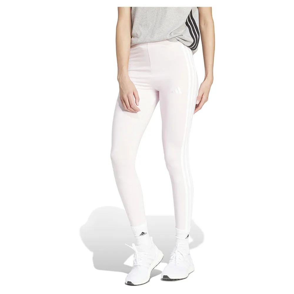 

Леггинсы adidas Essentials 3 Stripes Cotton, розовый