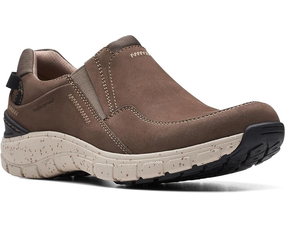 

Балетки Clarks Wave Plateau, цвет Taupe Nubuck
