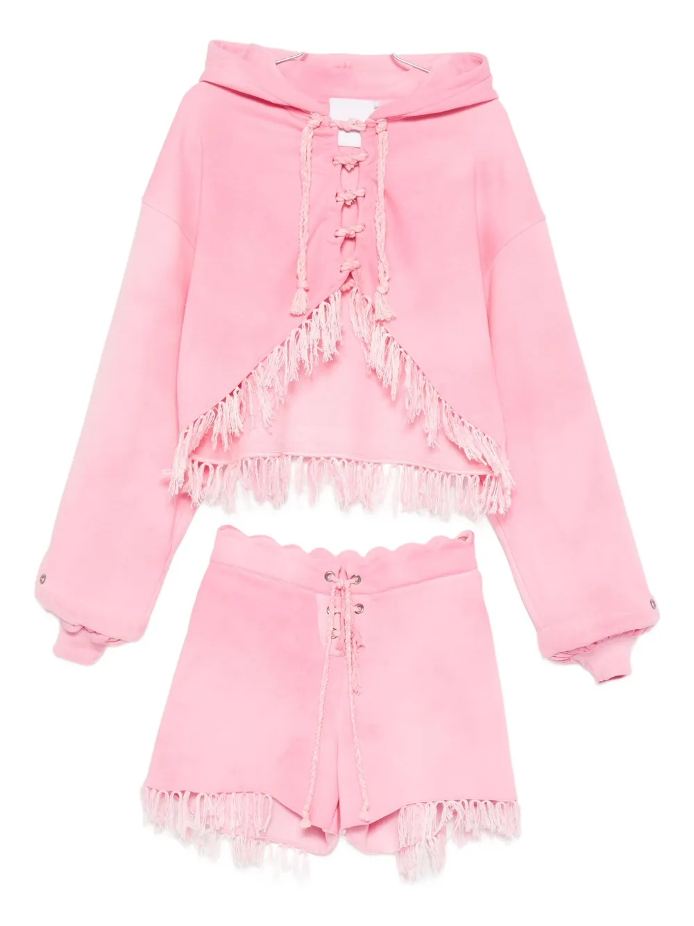 

Комбинезон с бахромой Loulou, розовый