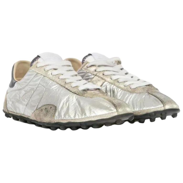 Женские низкие кэжуал кроссовки silver Maison Margiela, Original Shoe Box Included — фото 4