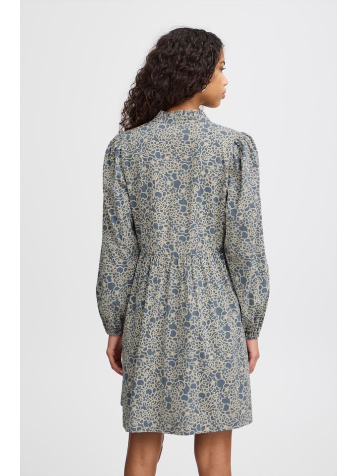 

Платье IHQWISSA, стандартного кроя, в цвете Blue Mirage Flower (aop) ICHI