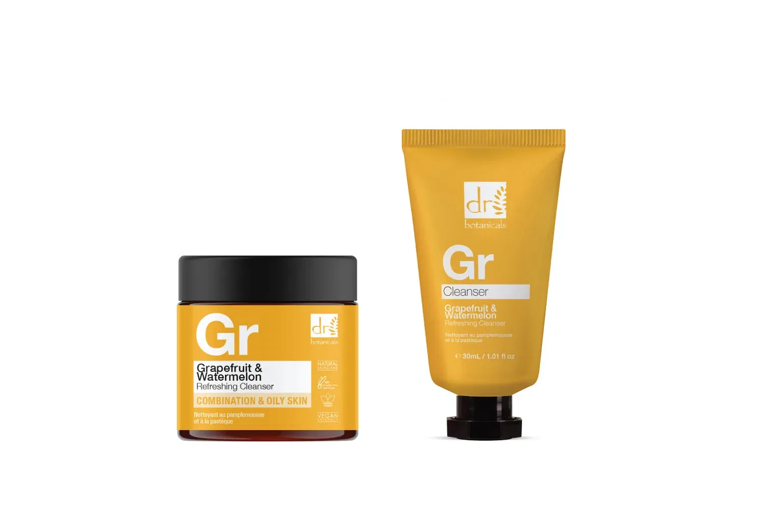Гель для умывания Dr Botanicals — Очищающее средство грейпфрут и арбуз