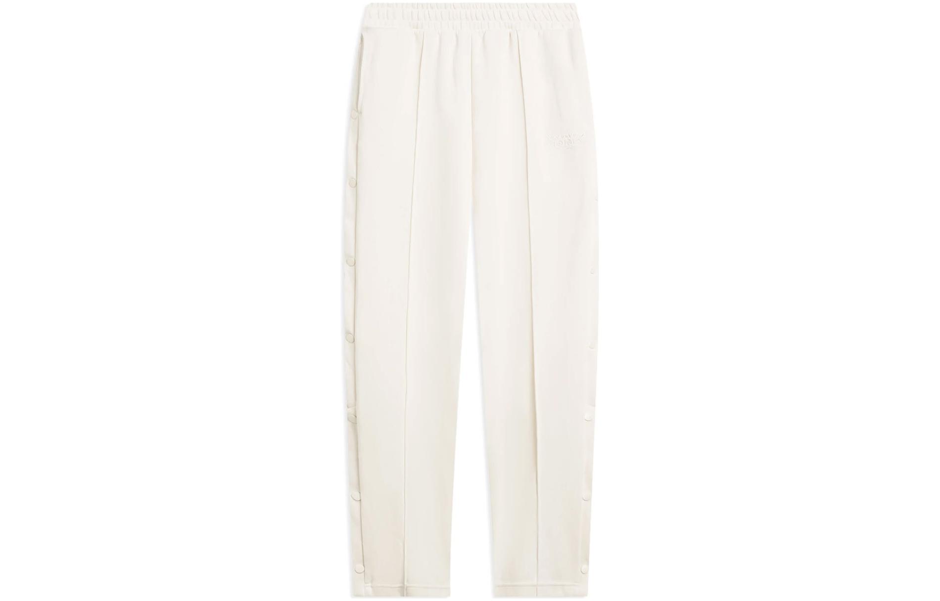 

Трикотажные спортивные брюки LiNing Sports Life Collection женские, цвет экрю