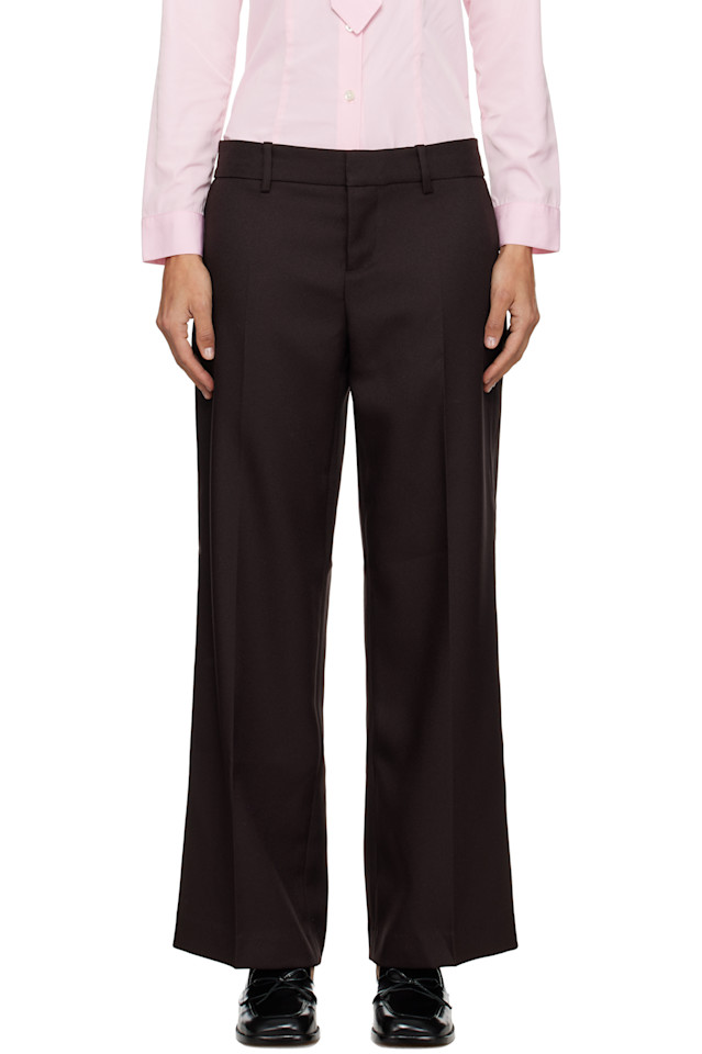 

Дедушкины штаны Sandy Liang, коричневый