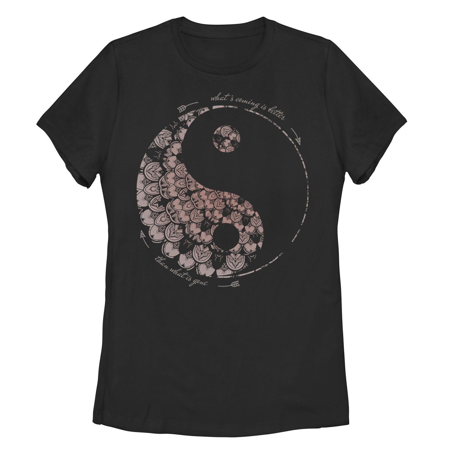 

Розовая футболка с рисунком Yin Yang Things Come And Go для юниоров, Розовый, Розовая футболка с рисунком Yin Yang Things Come And Go для юниоров