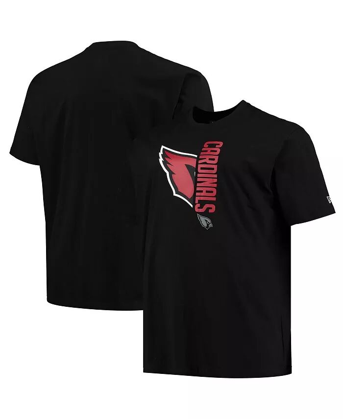 

Мужская черная футболка Arizona Cardinals Big and Tall 2-Hit New Era