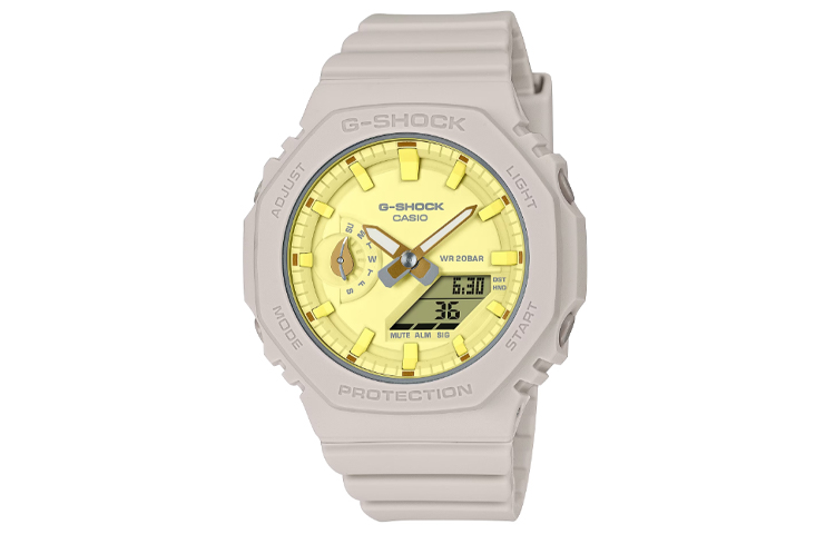 

CASIO Часы Women's Liquid Crystal/Analog Dual Display Series Yellow Watch, Yellow Watch Dial