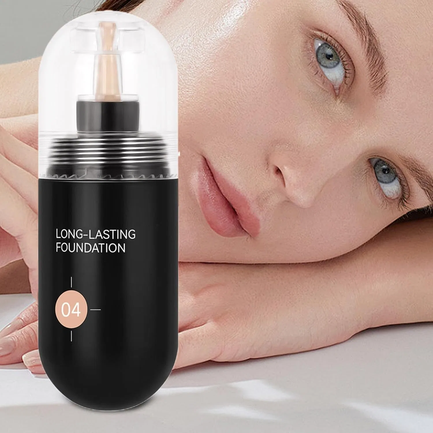 Тональное средство Liquid Foundation матовое No brand 30 мл #04 — фото 3