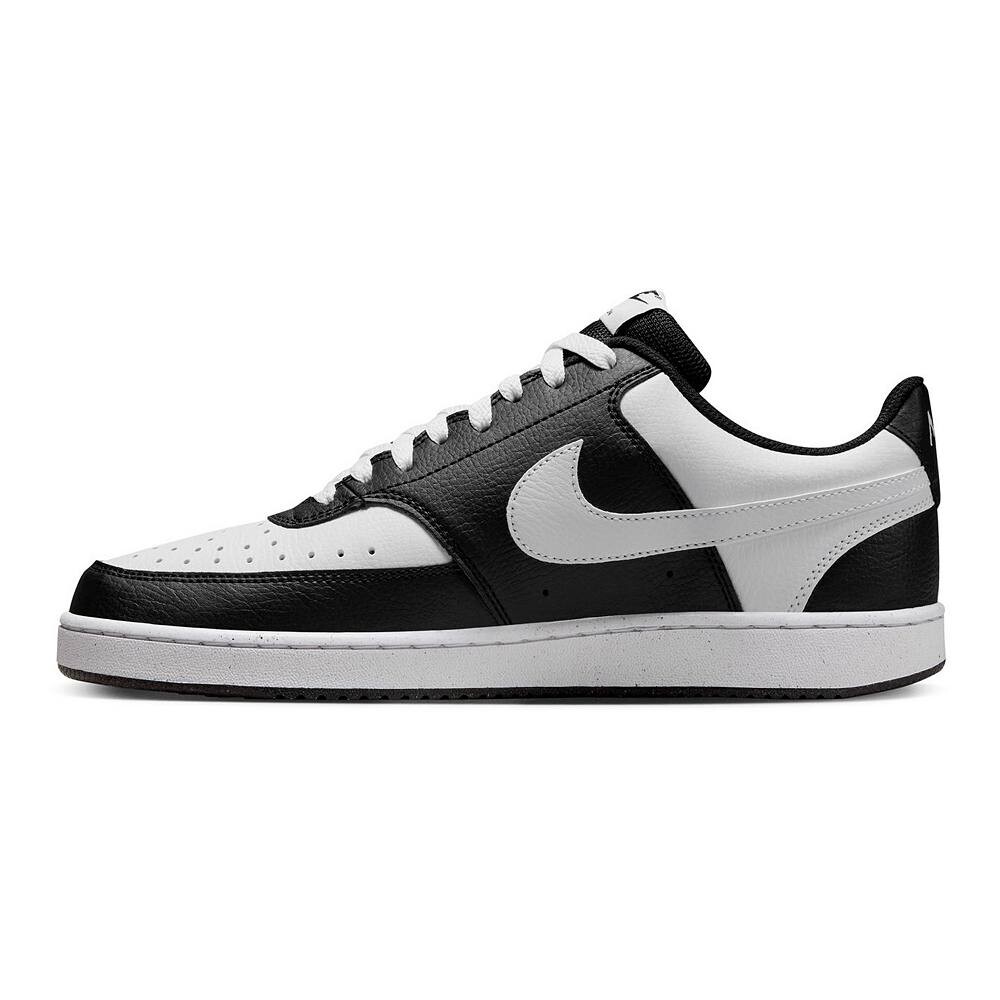 Мужские низкие кроссовки Nike Court Vision, цвет Black White — фото 2