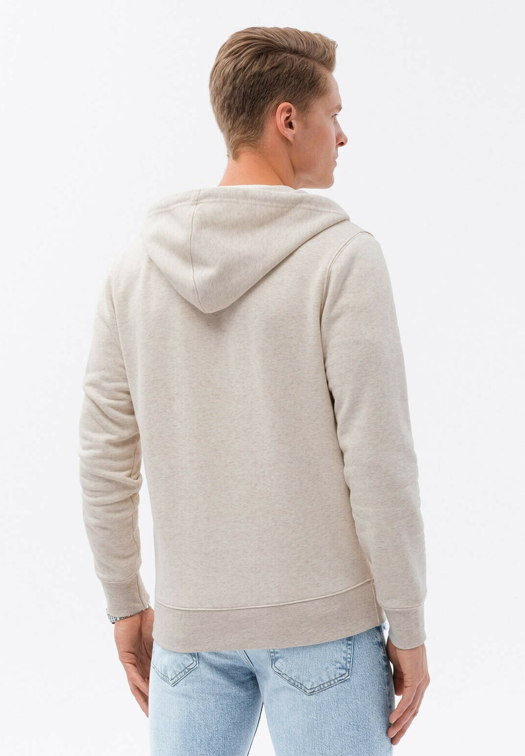 

Толстовка на молнии OM-SSZP-HOODIE Ombre, бежевый