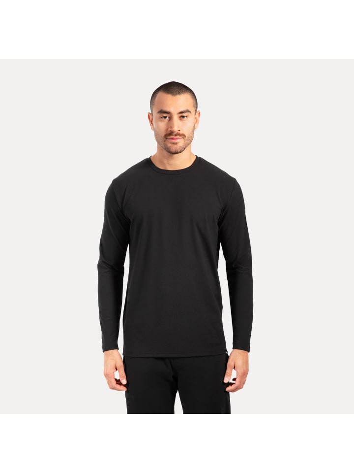 

SMILODOX Рубашка с длинными рукавами Xion черного цвета